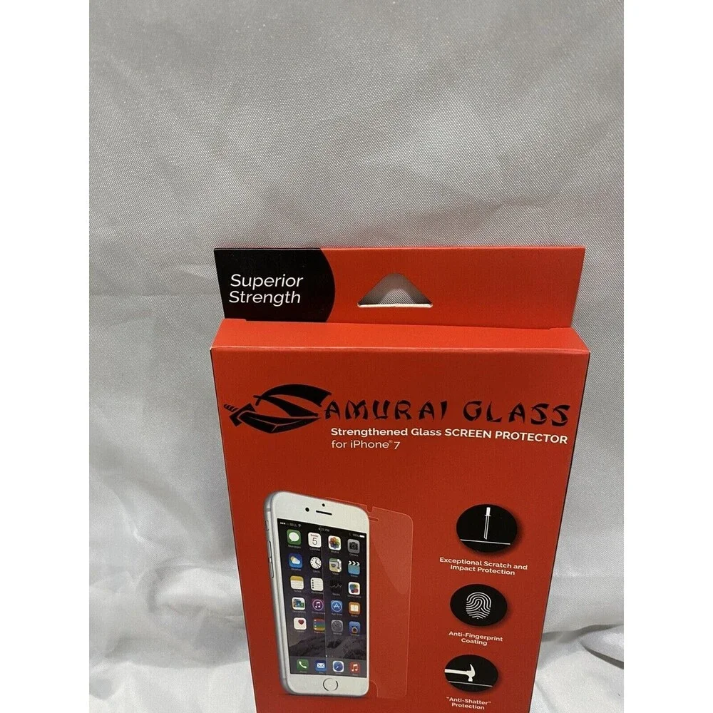 Samurai Glass iPhone 7 Strengthen Glass Screen Protector Hardness 9H